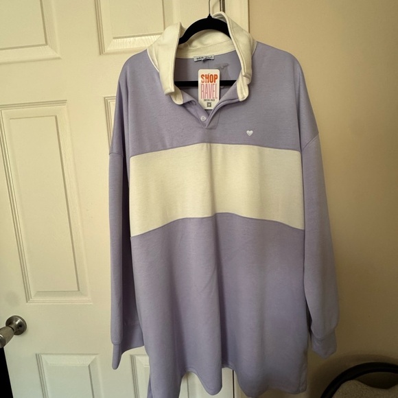 white birch Sweaters - White Birch Lavender and White Sweater
